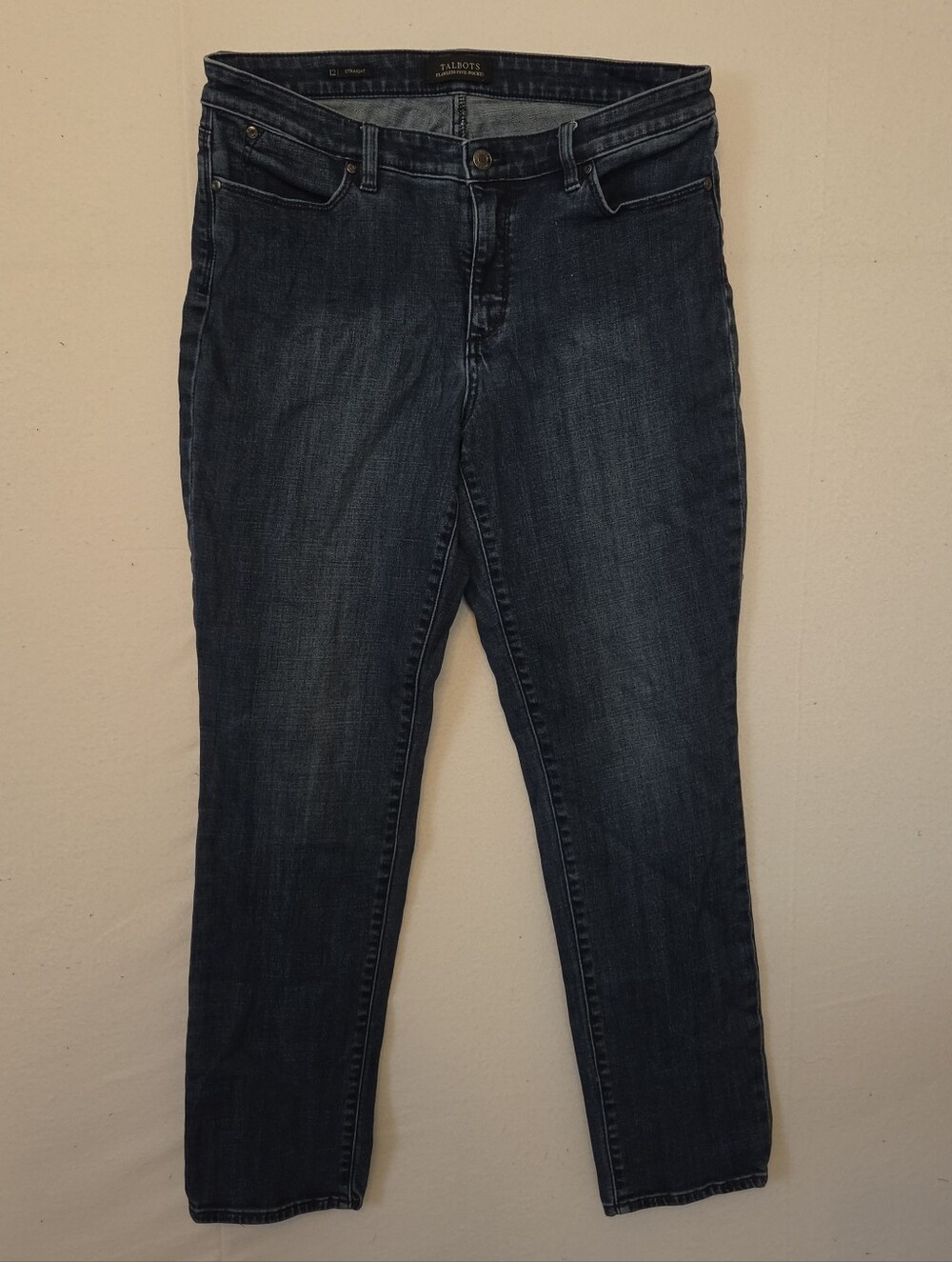 Talbots Flawless Five-Pocket Straight Leg Jeans Size 12